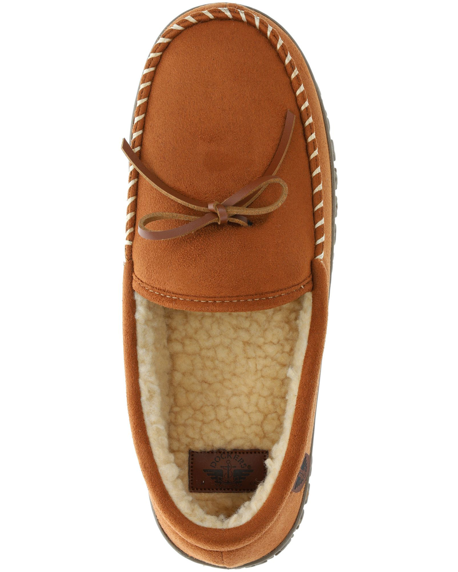 (image for) Unique Charm Rugged Microsuede Boater Moccasin Slippers